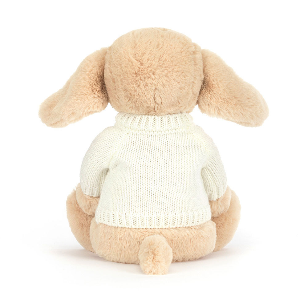 Bashful Luxe Puppy Orlando with Personalized Cream Jumper 2 Bashful Luxe Puppy Orlando with Personalized Cream Jumper