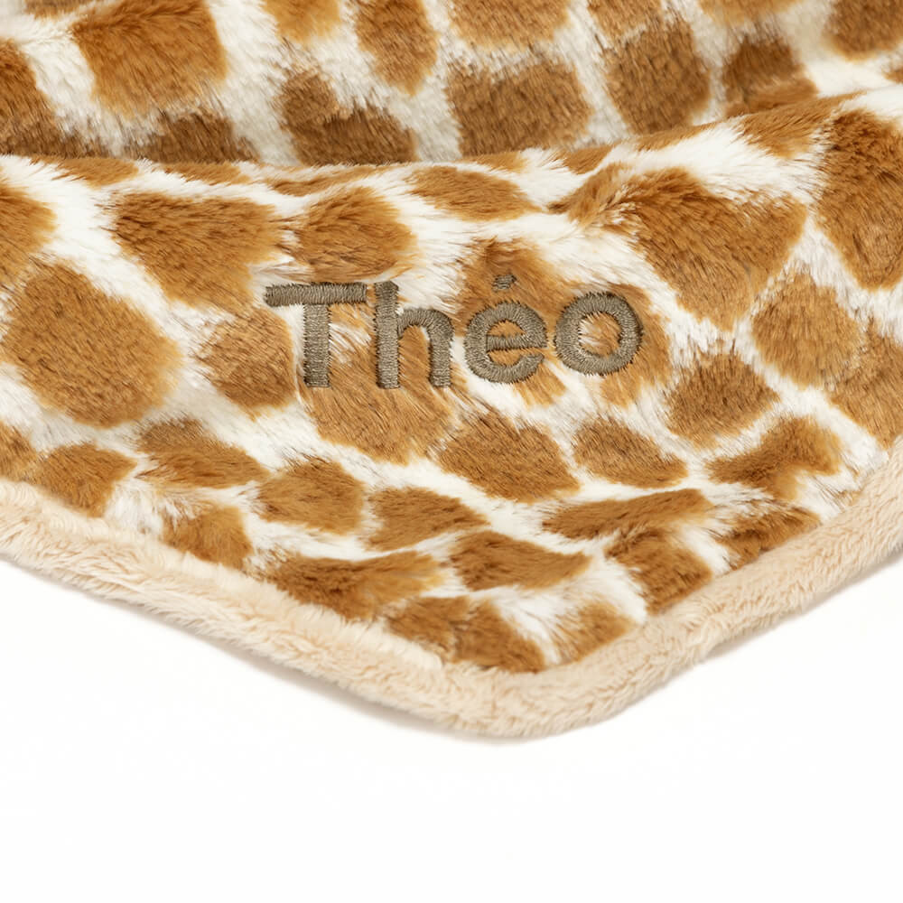 Personalized Bashful Giraffe Blankie 2 Personalized Bashful Giraffe Blankie