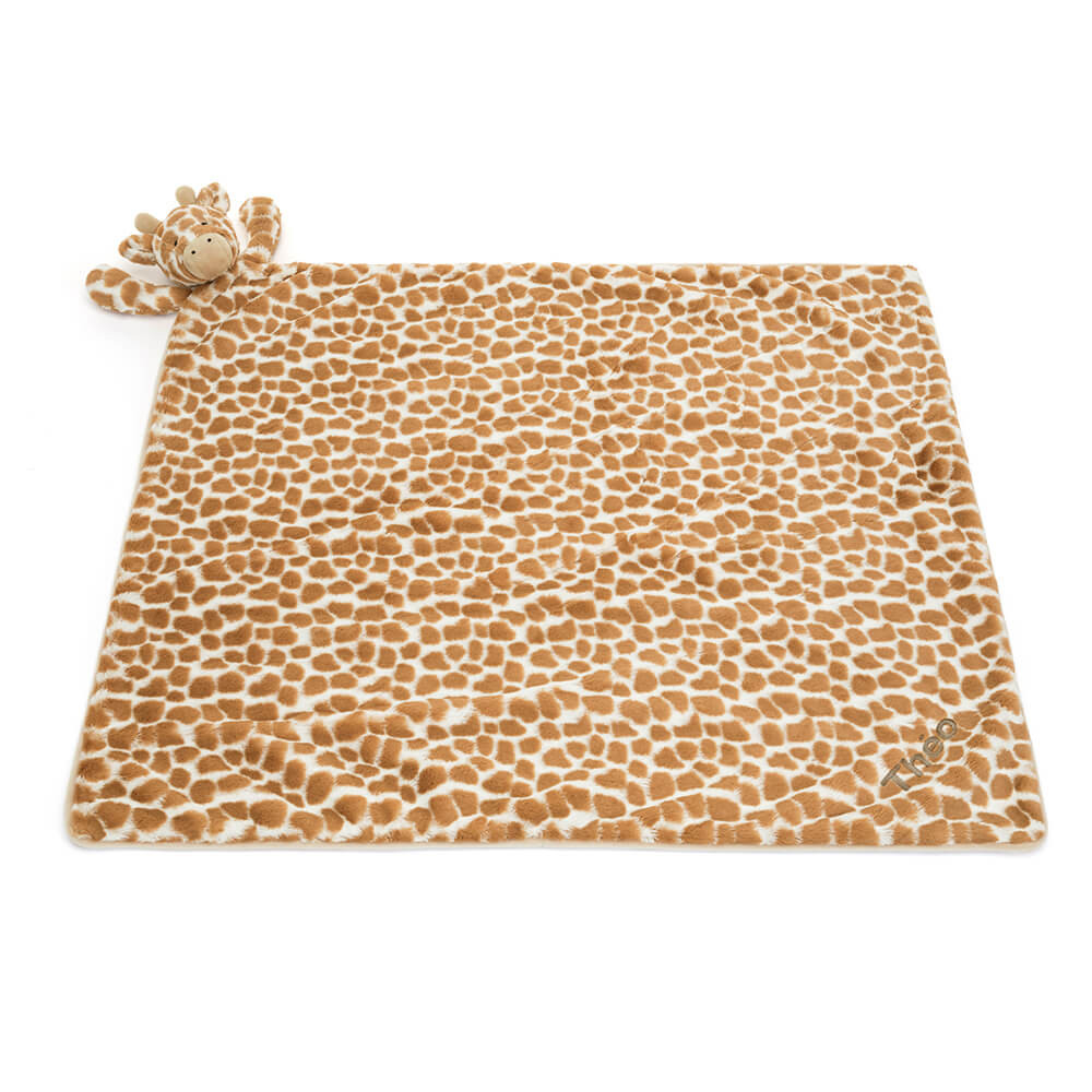 Personalized Bashful Giraffe Blankie 3 Personalized Bashful Giraffe Blankie