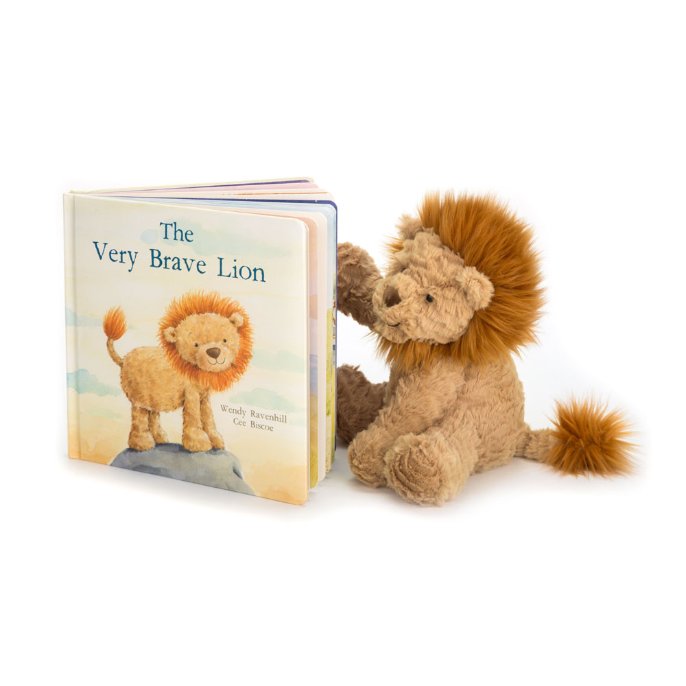 The Very Brave Lion Book & Fuddlewuddle Lion Medium 1 The Very Brave Lion Book & Fuddlewuddle Lion Medium