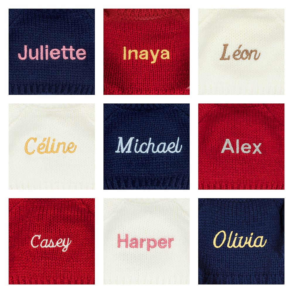 Hoppleston Luxe Bunny with Personalized Cream Jumper